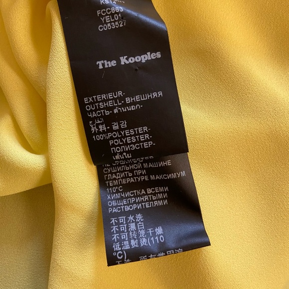 The Kooples Lace Sleeve Blouse - Picture 6 of 7